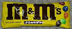 m and m's peanut