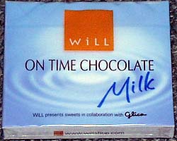 WiLL ON TIME CHOCOLATE Milk